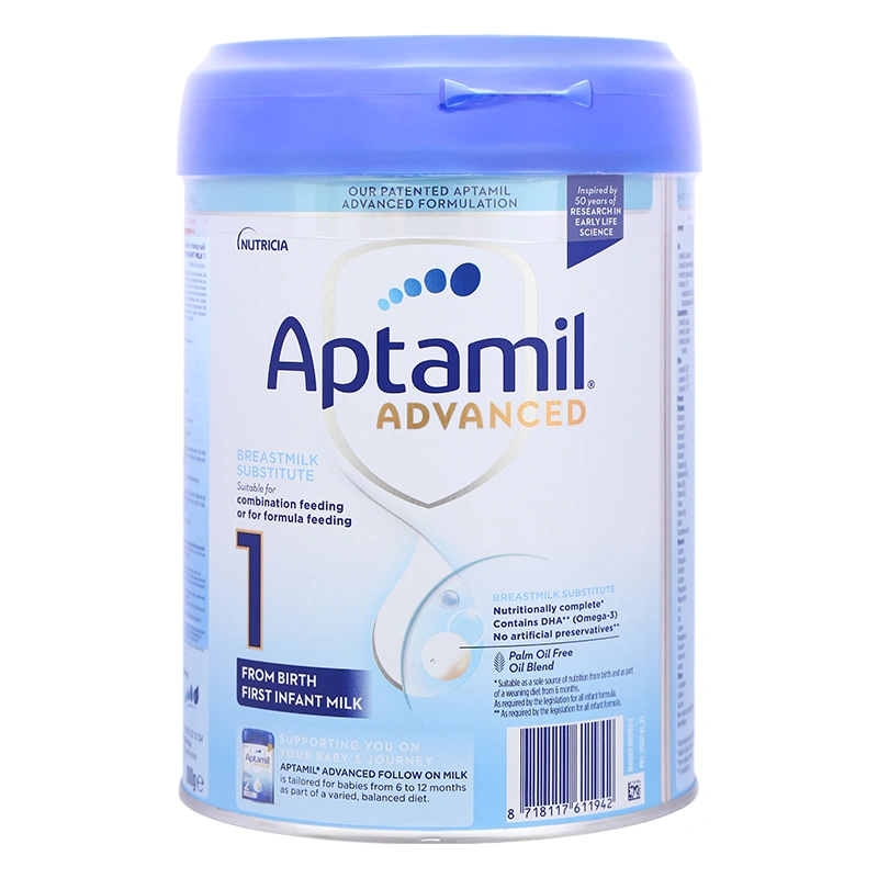 Combo 2 sữa bột Aptamil Anh Advanced số 1 800g (0 - 6 tháng) 10