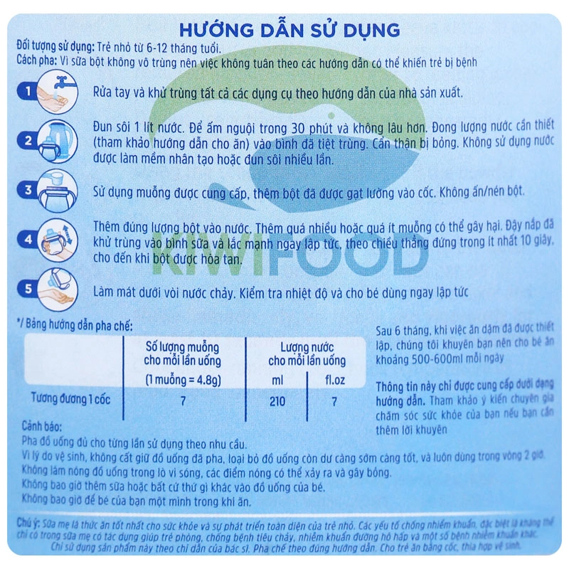 Sữa bột Aptamil Anh Advanced số 2 800g (6 - 12 tháng) 7