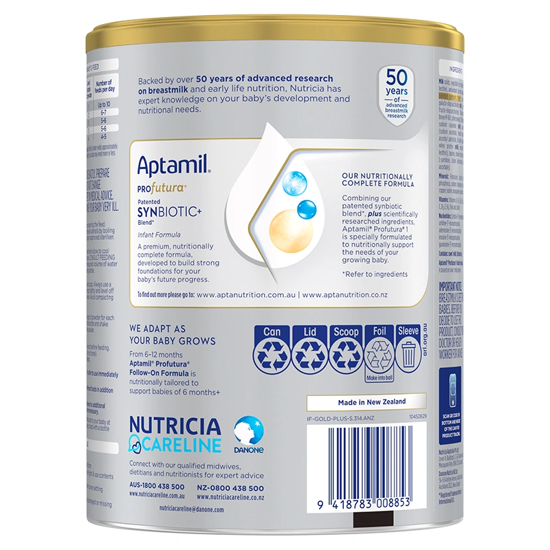 Sữa bột Aptamil Úc Profutura số 1 900g (0 - 6 tháng) 3