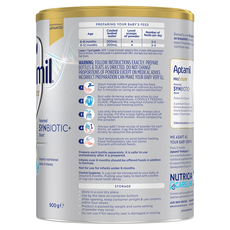 Sữa bột Aptamil Úc Profutura số 2 900g (6 - 12 tháng) 4