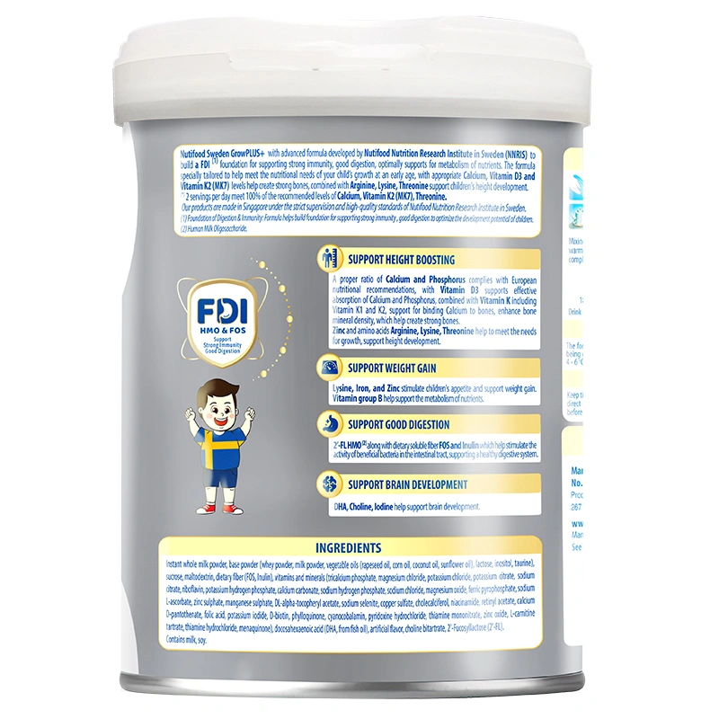 Sữa bột Nutifood GrowPLUS+ bạc 2+ hương vani 800g (từ 2 tuổi) 2