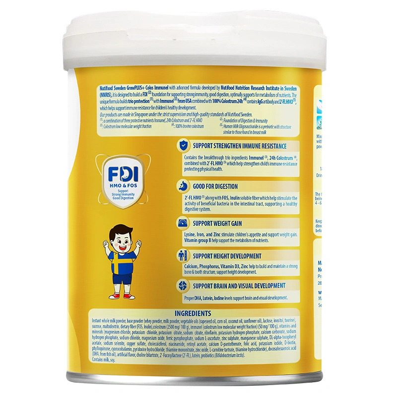 Sữa bột Nutifood GrowPLUS+ Colos Immunel 2+ hương vani 800g (từ 2 tuổi) 2