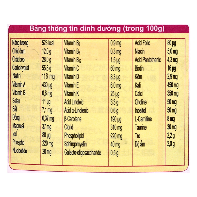 Sữa bột Glico Icreo số 0 800g (0 - 12 tháng) 9