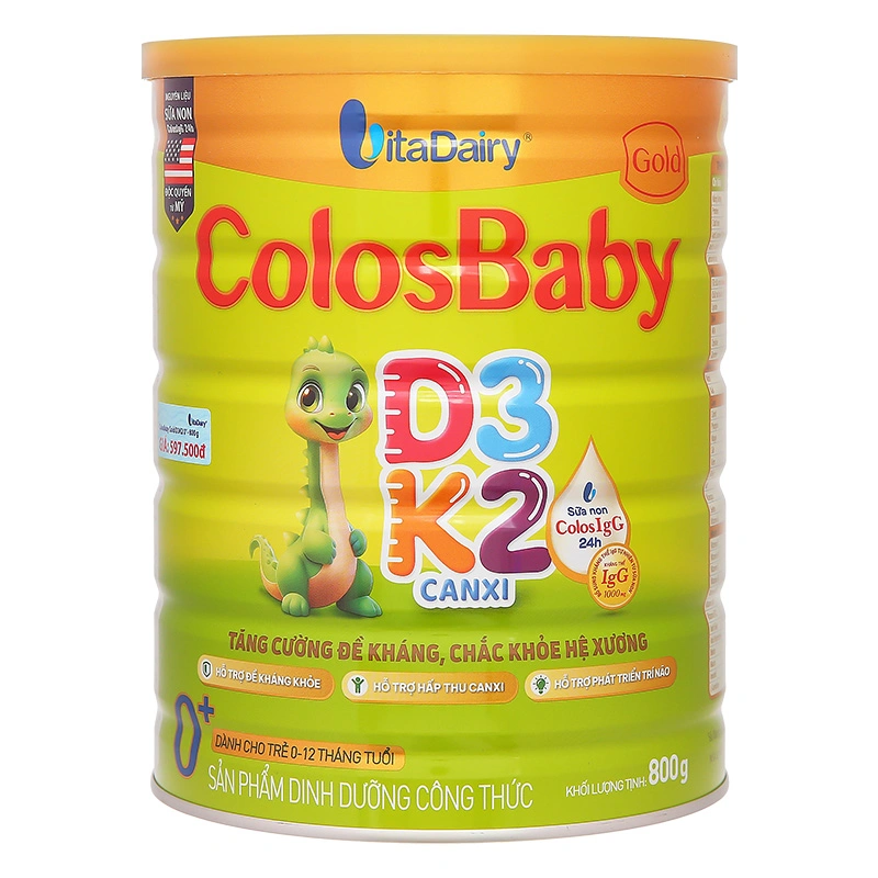 Sữa bột ColosBaby Gold D3K2 0+ (sữa non) 800g (0 - 12 tháng) 2