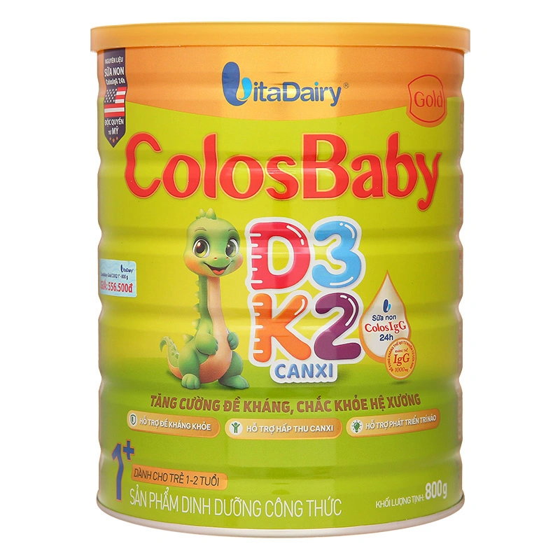 Sữa bột ColosBaby Gold D3K2 1+ (sữa non) 800g (1 - 2 tuổi) 2