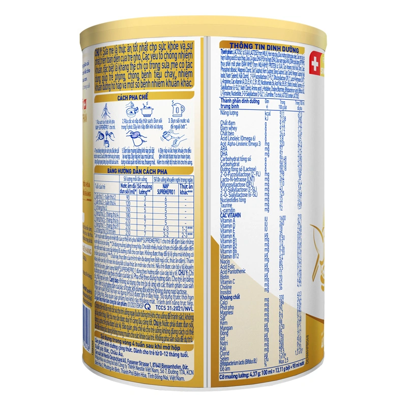 Sữa bột NAN Supremepro số 1 400g (0 - 12 tháng) hỗ trợ trẻ có cơ địa mẫn cảm 4