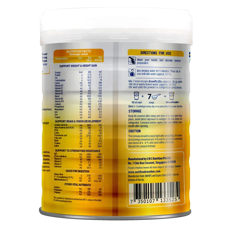 Sữa bột Nutifood GrowPLUS+ vàng 2+ (sữa non) hương vani 800g (từ 2 tuổi) 3