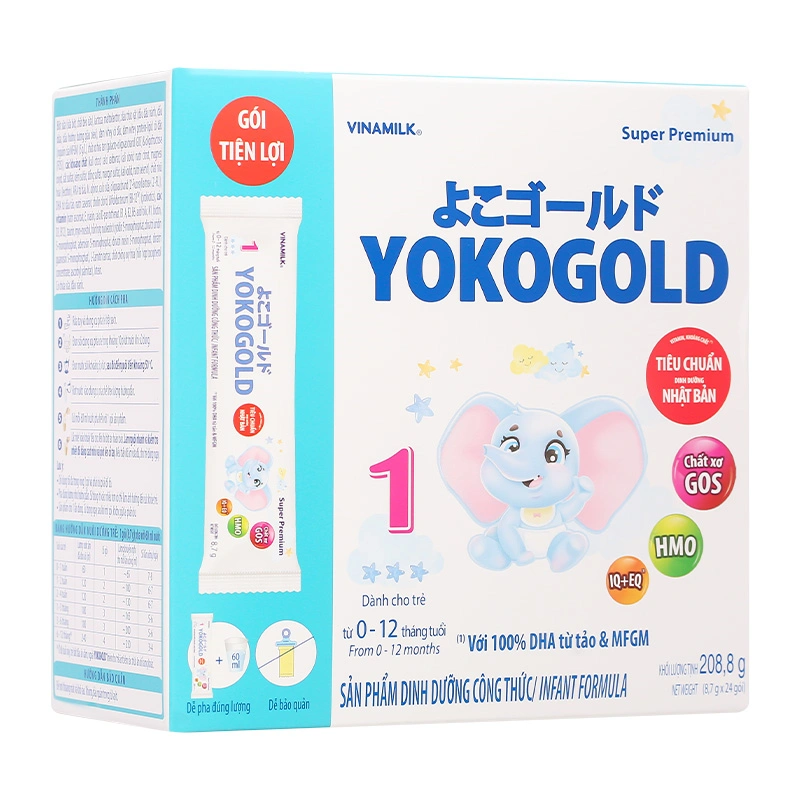 Sữa bột dạng gói YokoGold số 1 208.8g (0 - 12 tháng) 3