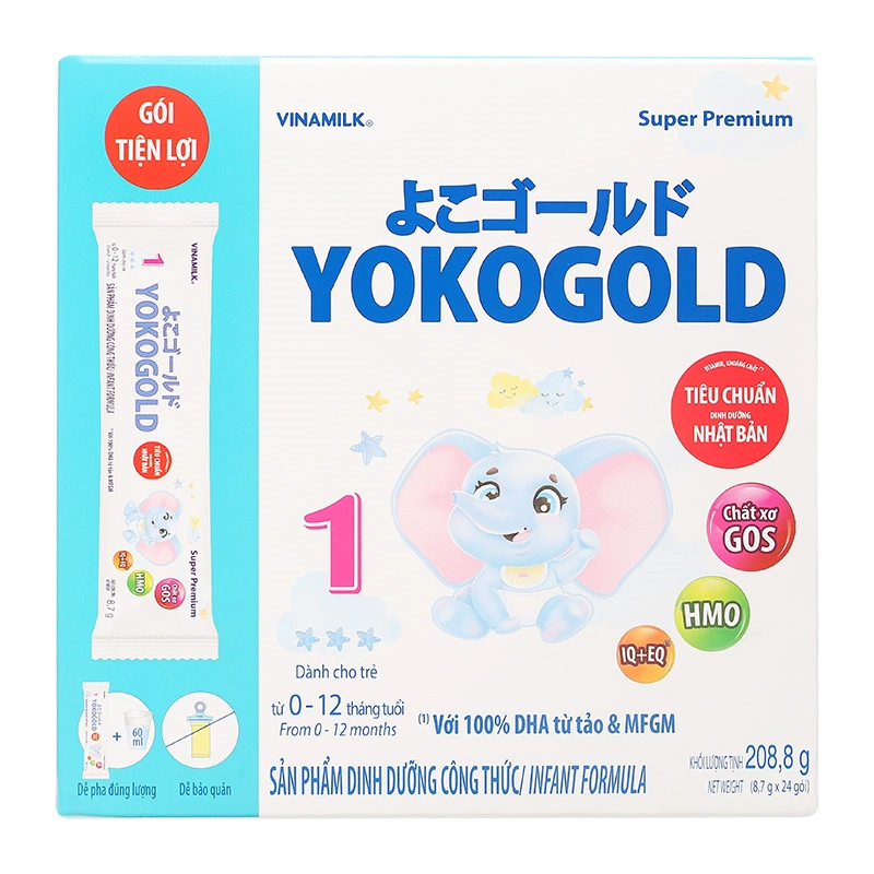 Sữa bột dạng gói YokoGold số 1 208.8g (0 - 12 tháng) 4