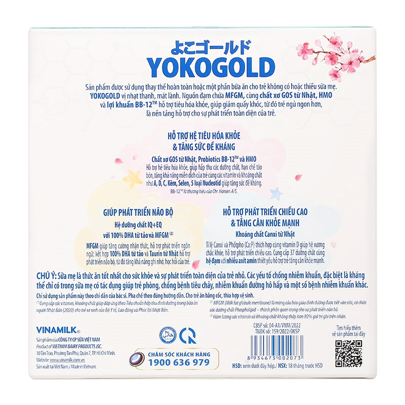 Sữa bột dạng gói YokoGold số 1 208.8g (0 - 12 tháng) 5