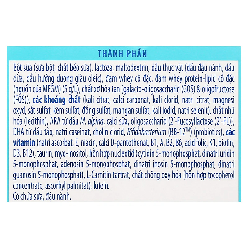 Sữa bột dạng gói YokoGold số 1 208.8g (0 - 12 tháng) 9