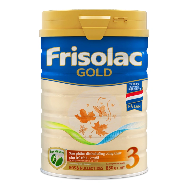 Combo 2 hộp sữa bột Frisolac Gold số 3 hương vani 850g (1 - 2 tuổi) 2