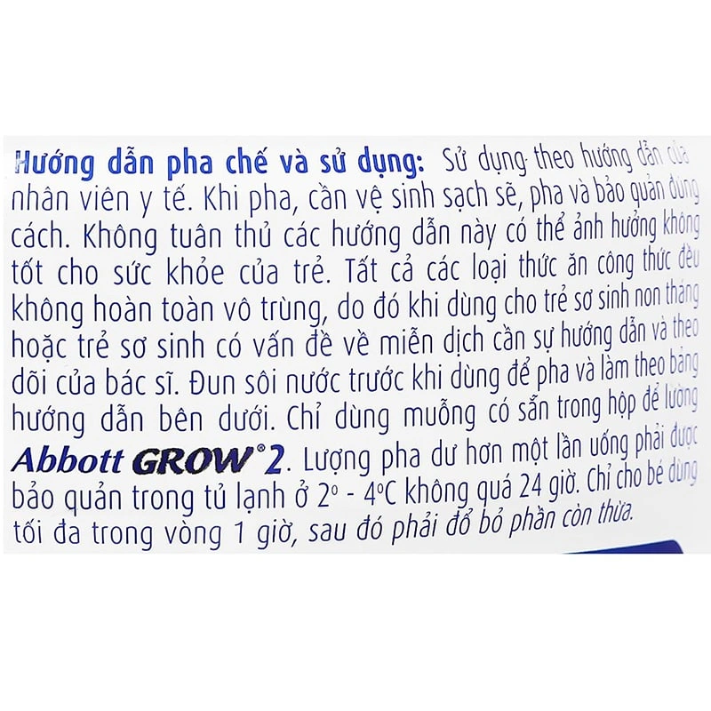 Sữa bột Abbott Grow số 2 hương vani 900g (6 - 12 tháng) 6