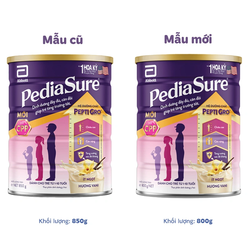 Sữa bột Abbott PediaSure BA hương vani 1.6 kg (1 - 10 tuổi) 6