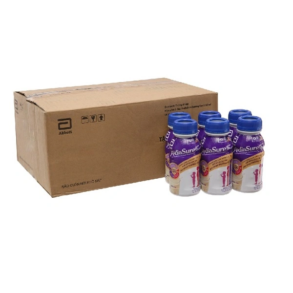 Thùng 24 chai sữa bột pha sẵn Abbott PediaSure hương vani 237 ml 1