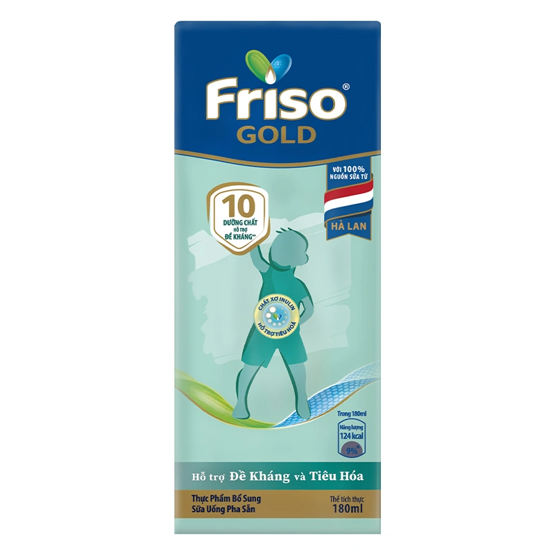 Thùng 48 hộp sữa pha sẵn Friso Gold hương vani 180 ml (từ 1 tuổi) 14