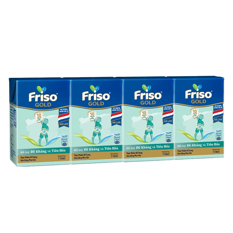 Thùng 48 hộp sữa pha sẵn Friso Gold hương vani 110 ml (từ 1 tuổi) 3