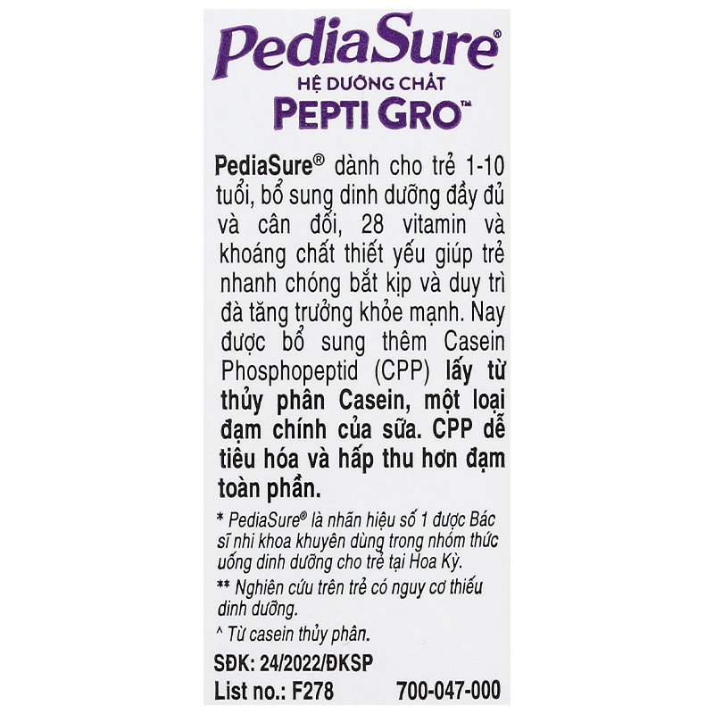 Thùng 48 hộp sữa pha sẵn Abbott PediaSure hương vani 110 ml (1 - 10 tuổi) - Giao bao bì ngẫu nhiên 17
