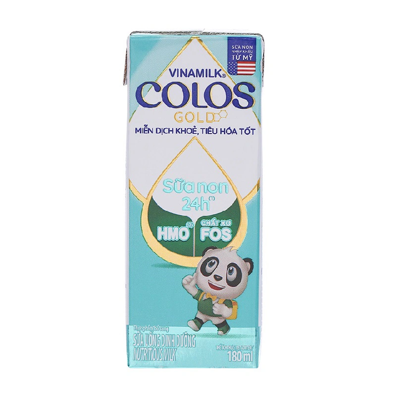Lốc 4 hộp sữa non pha sẵn Vinamilk ColosGold 180 ml (từ 1 tuổi) 4