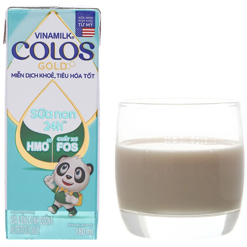 Lốc 4 hộp sữa non pha sẵn Vinamilk ColosGold 180 ml (từ 1 tuổi) 9