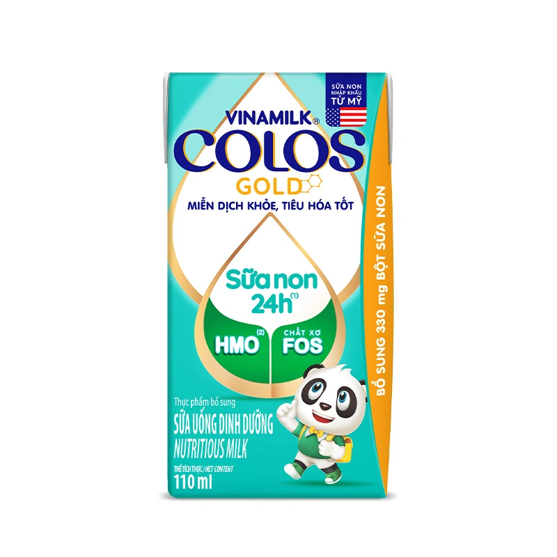 Lốc 4 hộp sữa non pha sẵn Vinamilk ColosGold 110 ml (từ 1 tuổi) 4