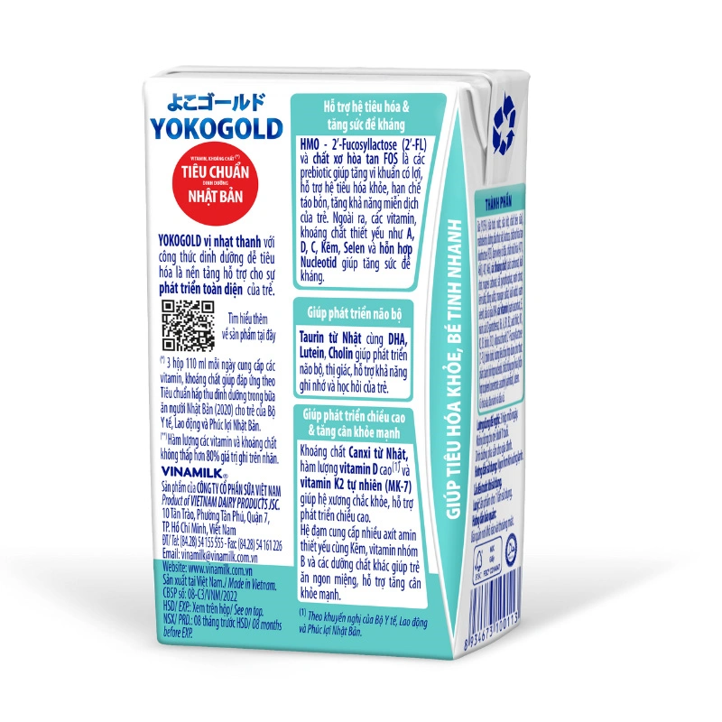 Lốc 4 hộp sữa pha sẵn YokoGold 110 ml (từ 1 tuổi) 15
