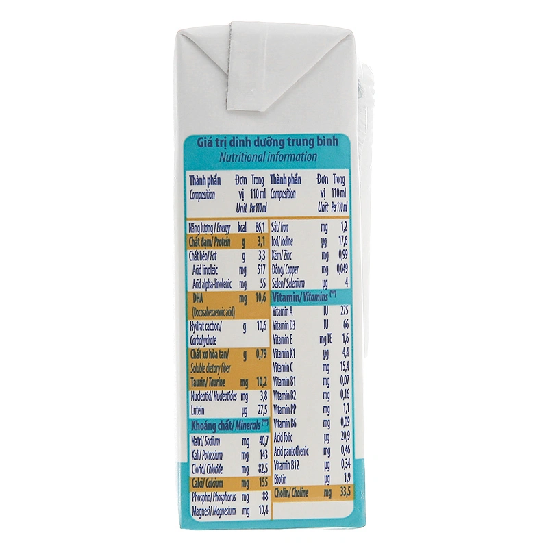 Lốc 4 hộp sữa pha sẵn YokoGold 110 ml (từ 1 tuổi) 16