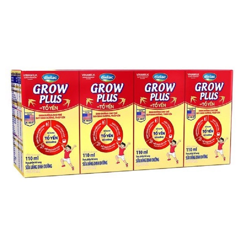 Sữa uống dinh dưỡng Dielac Grow Plus - 110ml (có tổ yến) 1