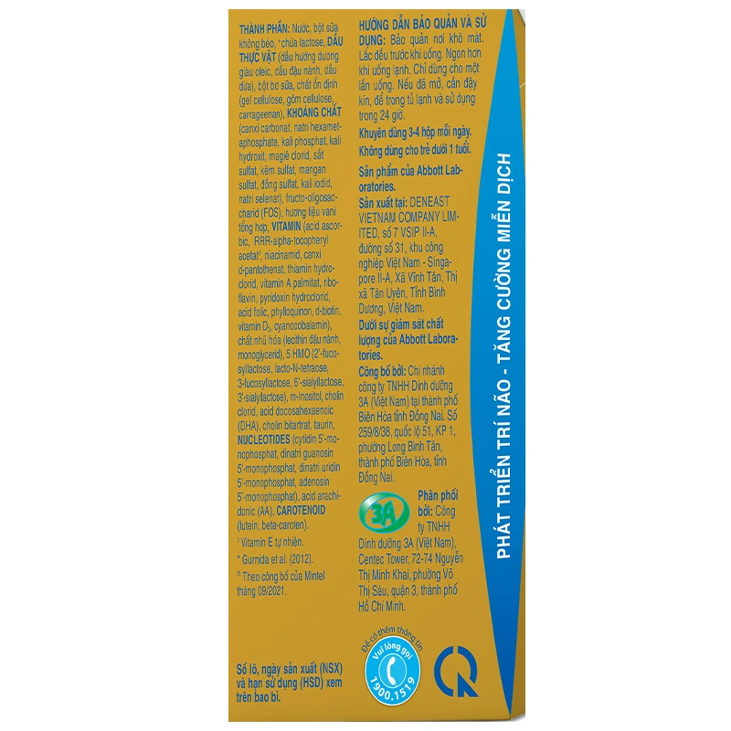 Thùng 48 hộp sữa pha sẵn Similac hương vani 110 ml (từ 1 tuổi) 16