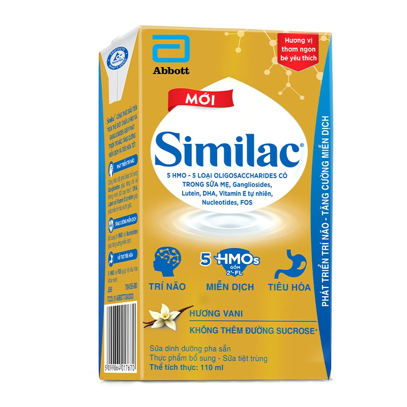 Thùng 48 hộp sữa pha sẵn Similac hương vani 110 ml (từ 1 tuổi) 6