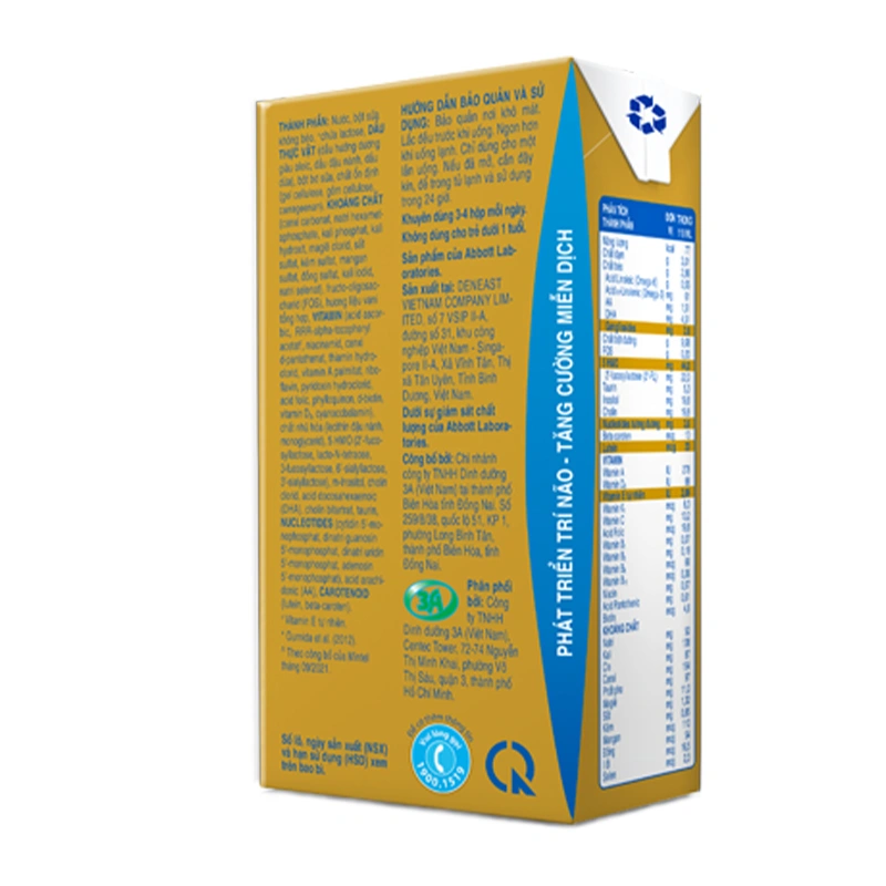 Thùng 48 hộp sữa pha sẵn Similac hương vani 110 ml (từ 1 tuổi) 9