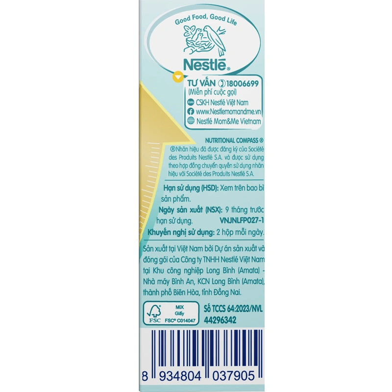 Lốc 6 + 2 hộp sữa pha sẵn Nestlé NAN Grow 180 ml (từ 1 tuổi) 8
