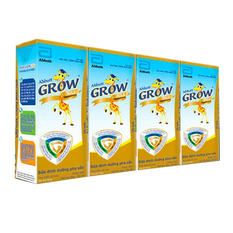 Thùng 48 hộp sữa pha sẵn Abbott Grow Gold hương vani 180 ml (từ 1 tuổi) 3