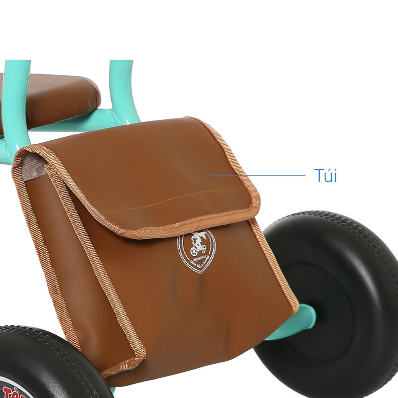 Xe 3 bánh Đại Phát Tài 7 inch - Màu xanh 15