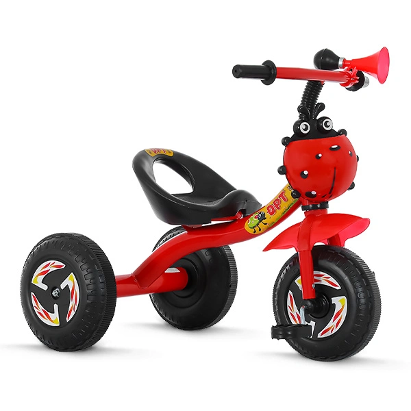 Xe 3 bánh Đại Phát Tài bọ lớn 7 inch - Màu đỏ