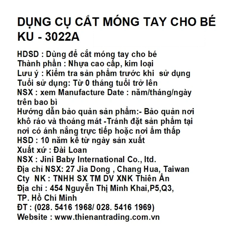 Bấm móng tay KuKu KU3022A 4