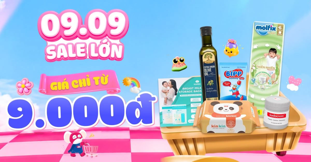 ĐẠI TIỆC ĐỒNG GIÁ 9/9 – DEAL XỊN GIÁ YÊU, MẸ SĂN NGAY!