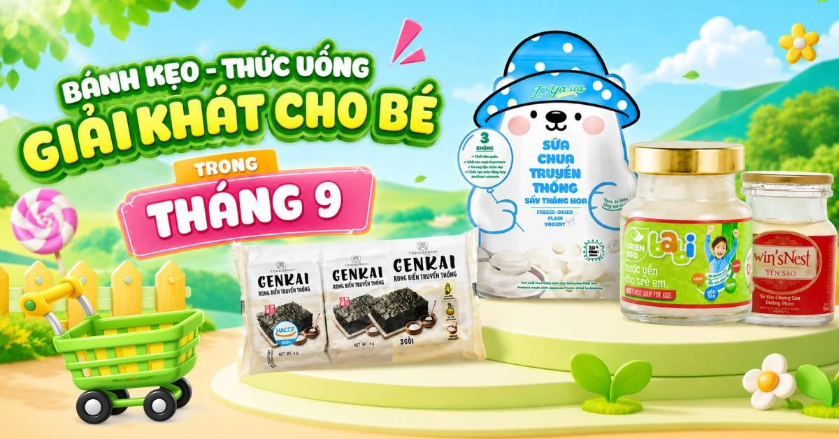 Tháng 8 săn deal – Bánh kẹo, thức uống giảm cực mê!