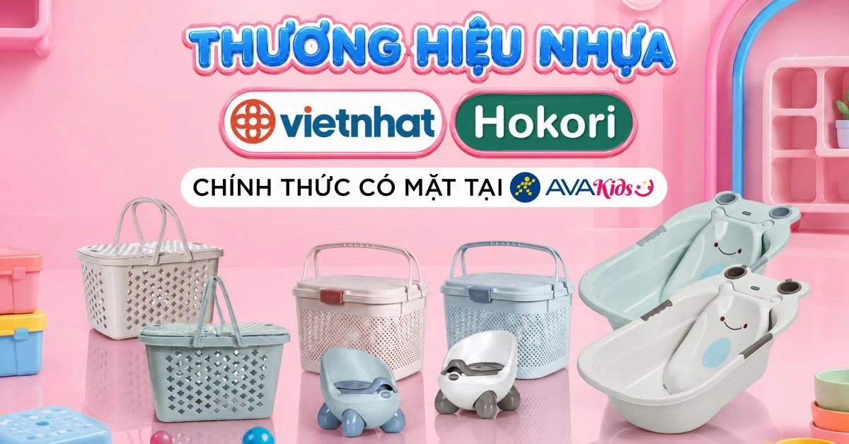 Nhựa Việt Nhật chính thức có mặt tại hệ thống cửa hàng AVAKids trên toàn quốc