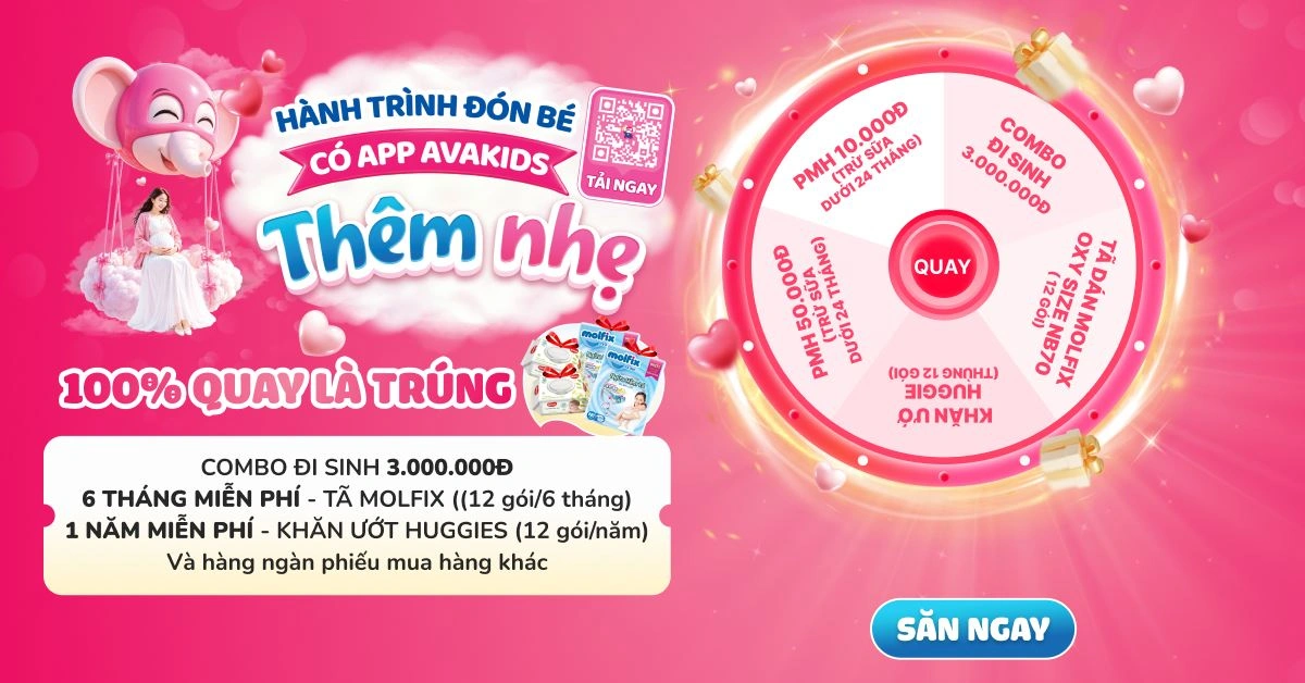 Hành trình đón bé có App AVAKids thêm nhẹ - 100% quay là trúng