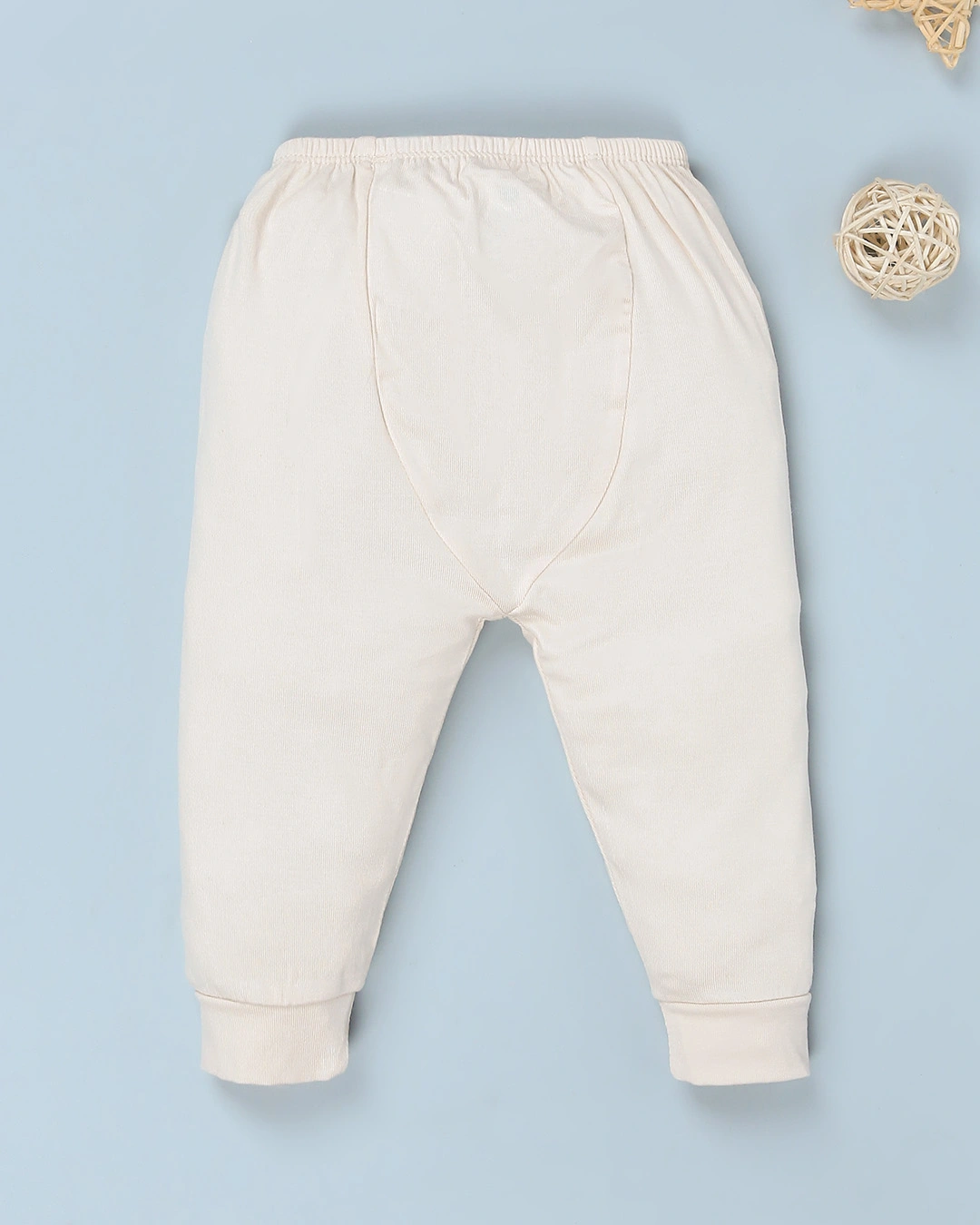 Bộ tay dài cài lệch Lullaby NH973R màu trắng - be 10