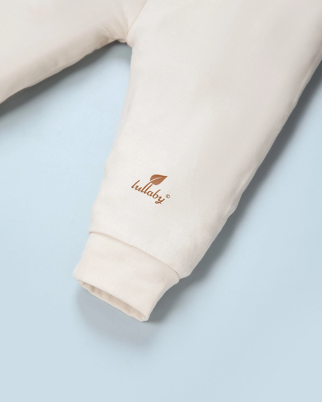 Bộ tay dài cài lệch Lullaby NH973R màu trắng - be 12