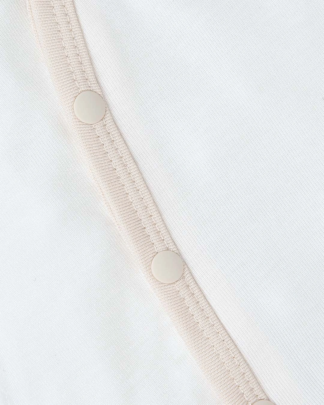 Bộ tay dài cài lệch Lullaby NH973R màu trắng - be 7