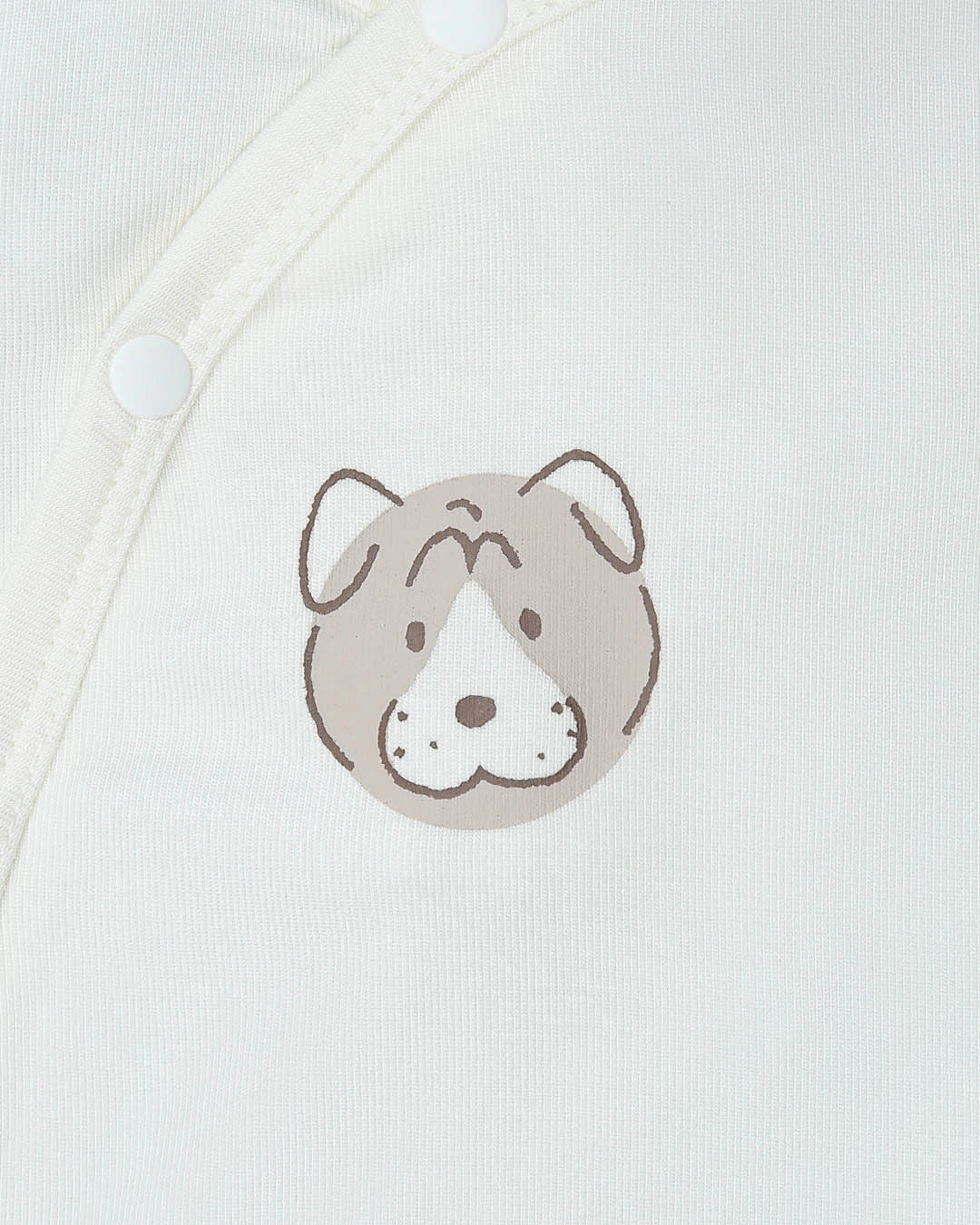 Bộ tay ngắn cài lệch Lullaby NH981R màu be 6