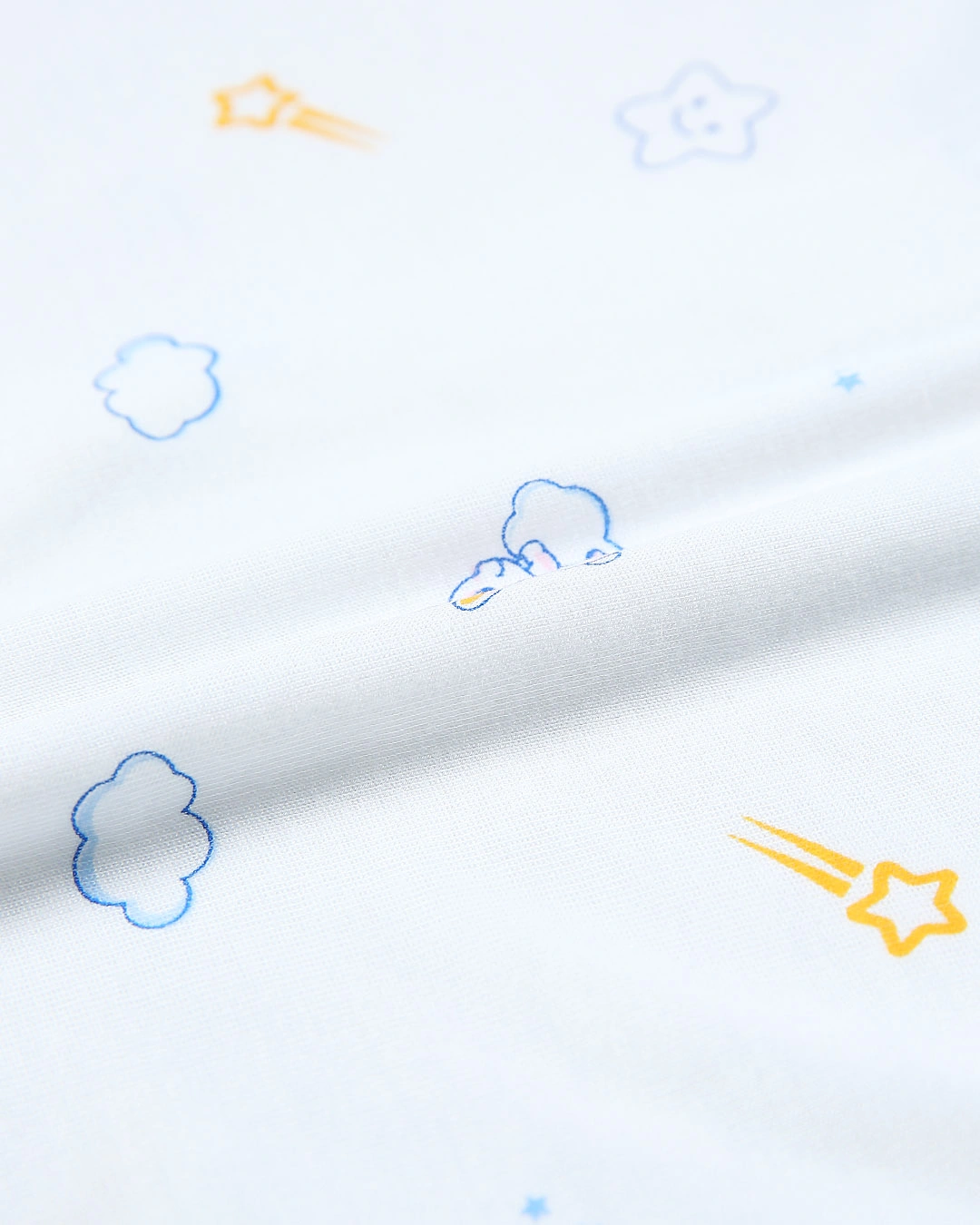 Bộ tay dài in hình thỏ IQ Baby màu trắng 11