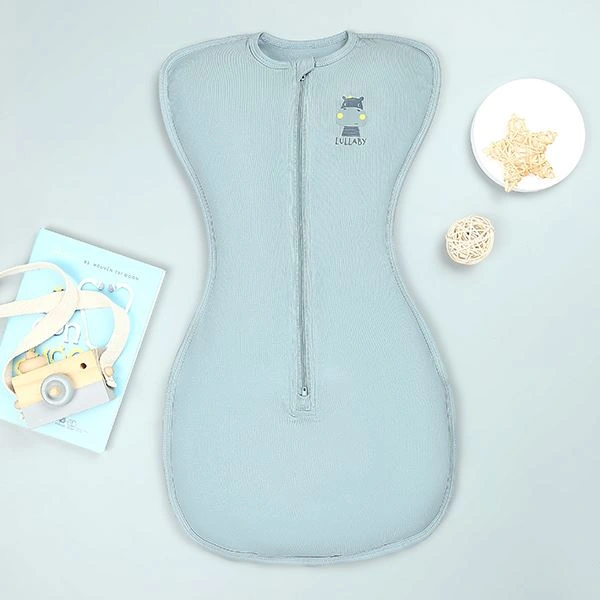 Nhộng chũn unisex Lullaby rayon xanh ghi