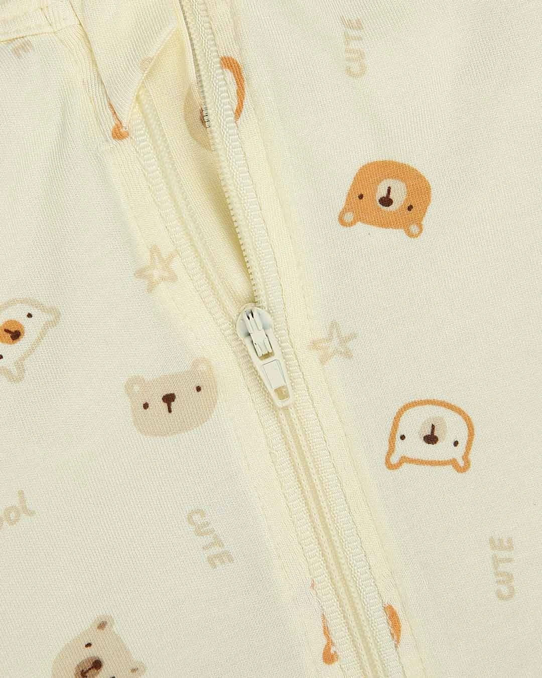 Nhộng chũn có khóa Lullaby NH705R 1 - 3 tháng màu be 4