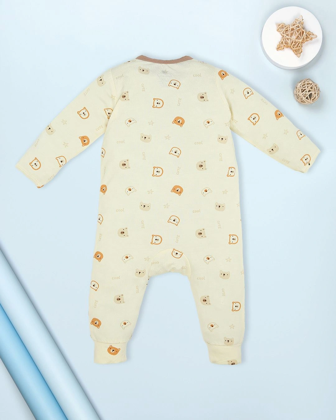 Bodysuit in hình gấu Lullaby NH996R màu be - nâu 2