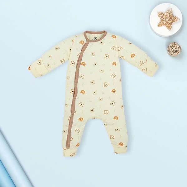Bodysuit in hình gấu Lullaby NH996R màu be - nâu 1
