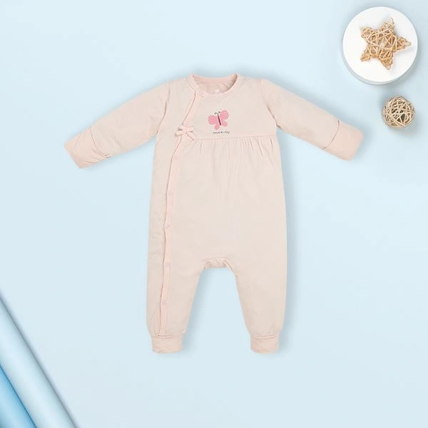 Bodysuit in bướm Lullaby NH996R màu hồng 1
